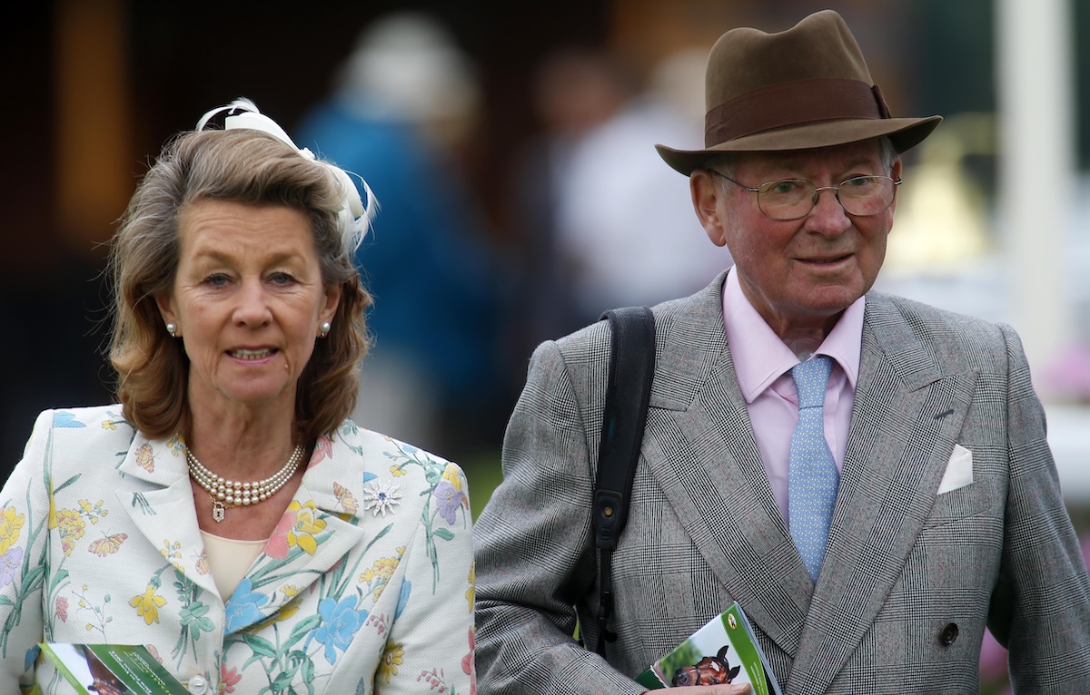 Barry Hills and wife Penny at York in 2014. Photo: Dan Abraham / focusonracing.com