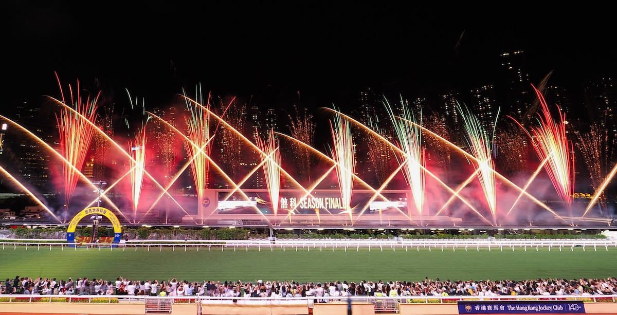 Finale fireworks: the HK season ends at Happy Valley. Photo: HKJC