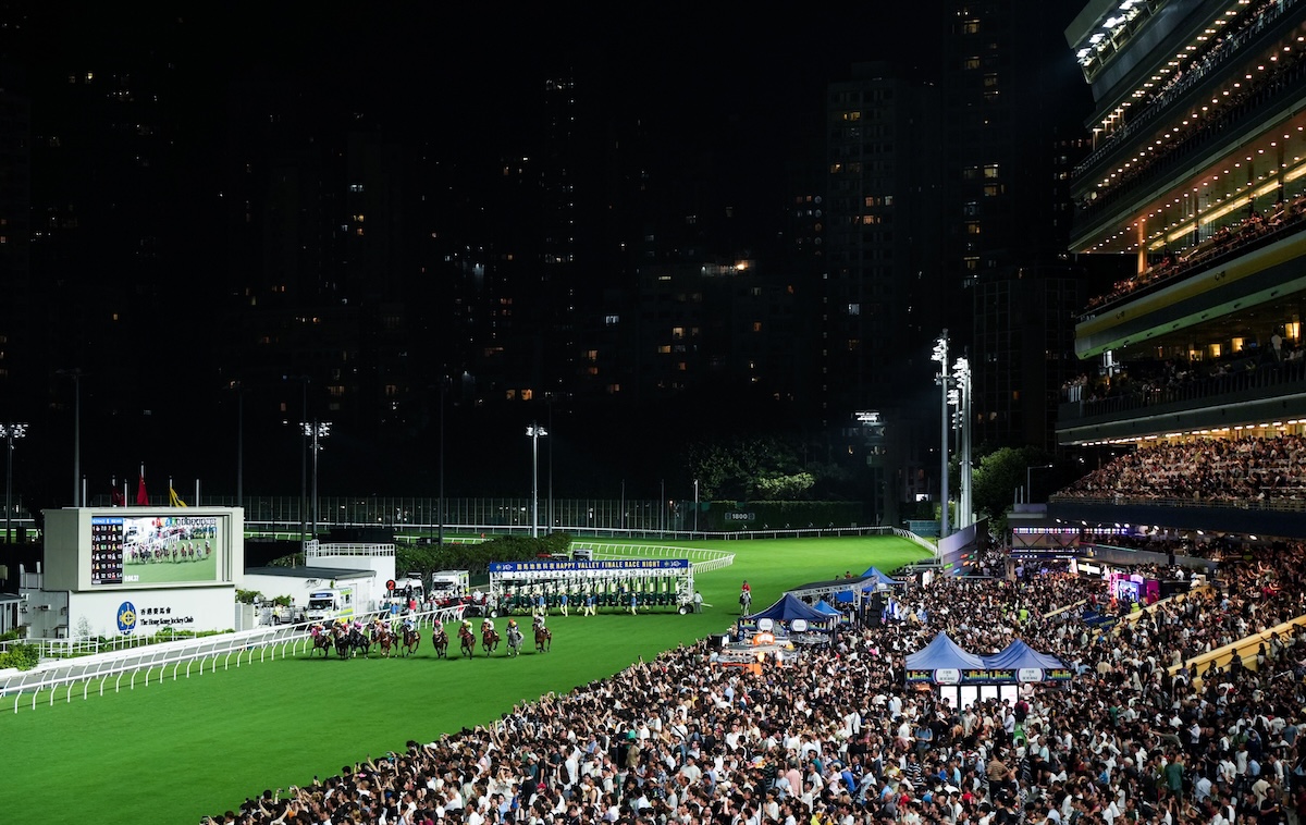 The curtain comes down on the HK 2024-25 season at wondrous Happy Valley. Photo: HKJC