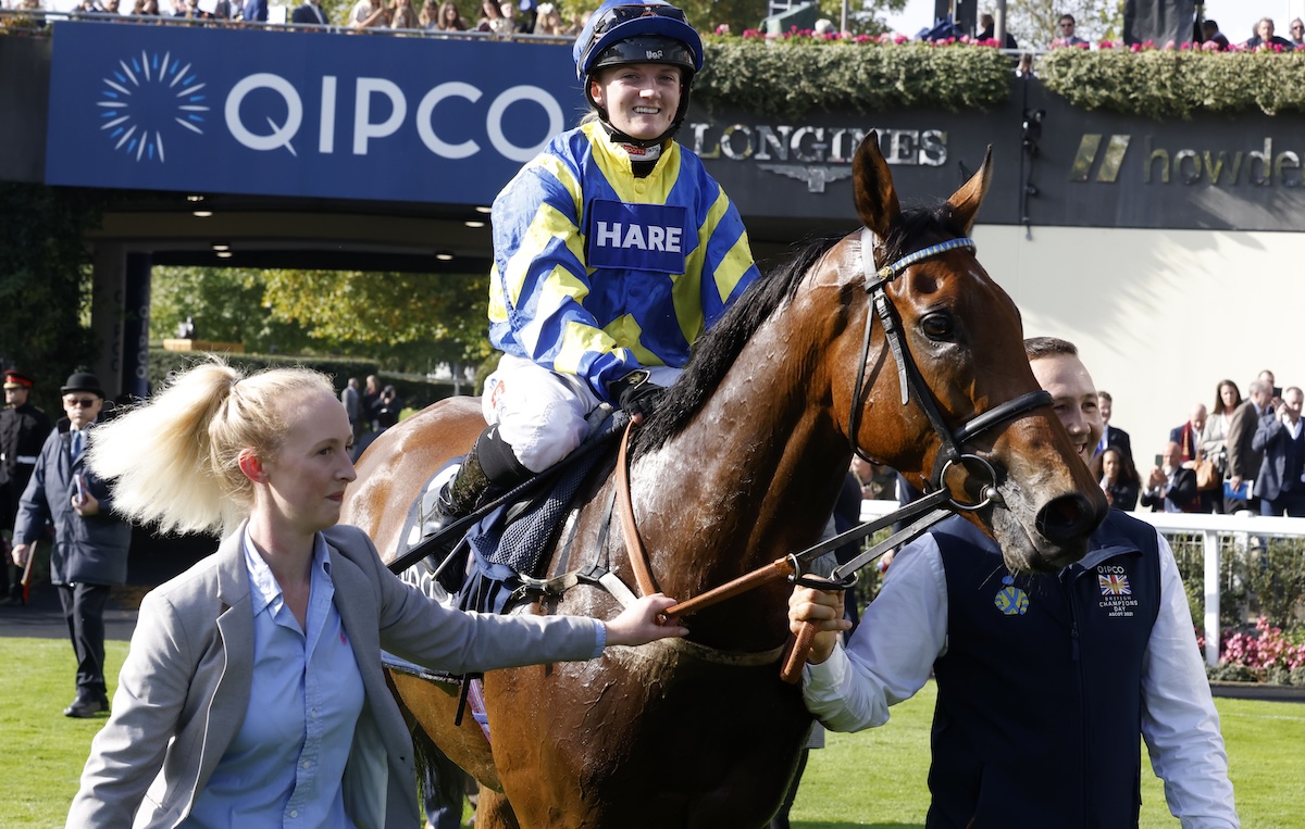 In happier times: Trueshan and Hollie Doyle after winning at Ascot. Photo: Dan Abraham / focusonracing.com