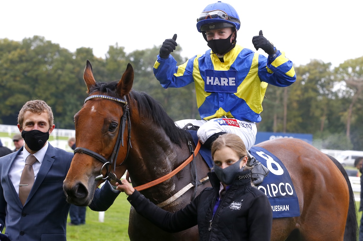 True friend: ’I’ve never felt more attached to a horse than I was to him,’ says Hollie Doyle. Photo: Dan Abraham / focusonracing.com