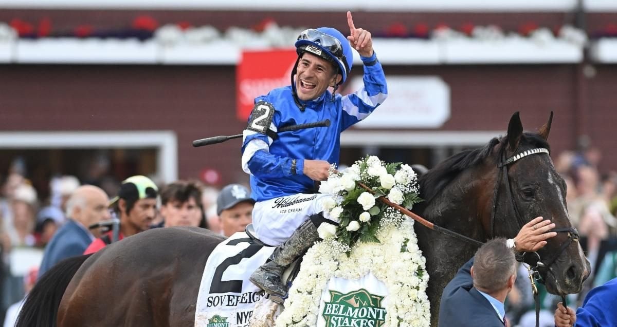 Junior Alvarado on Sovereignty. Photo: NYRA / Coglianese