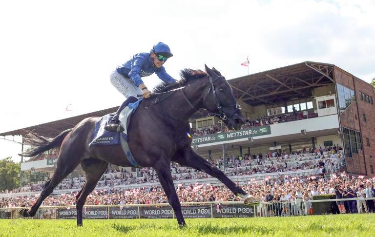 Globetrotting giant Rebel’s Romance lands his eighth G1 success last month in Berlin. Photo: Godolphin