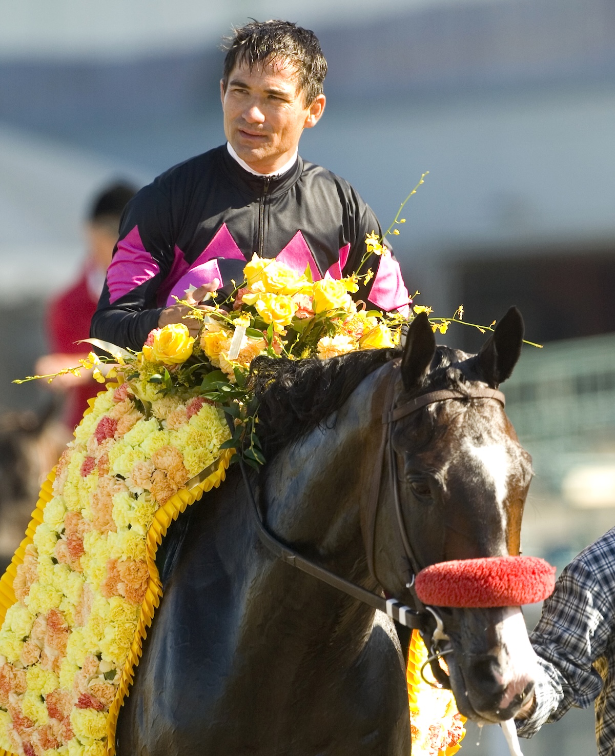 Corey Nakatani and Lava Man – Hall of Fame team. (Benoit photo)