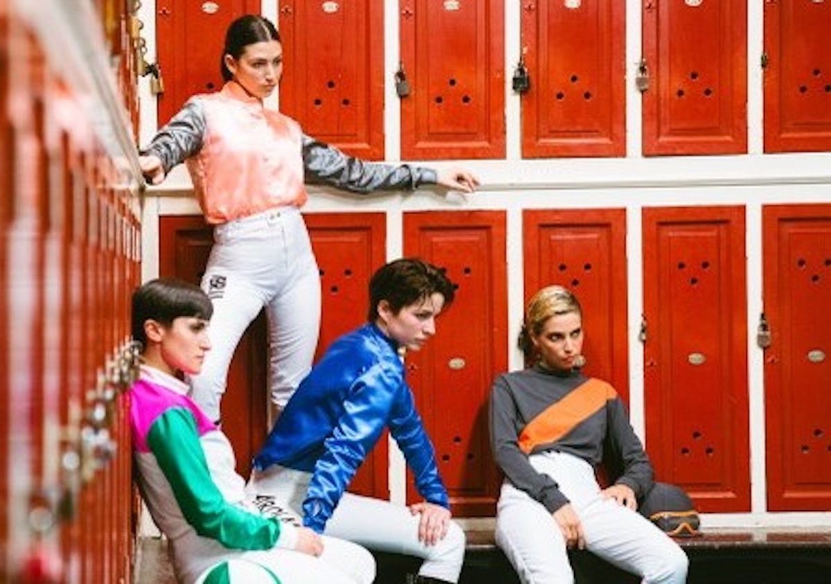 Kill the Jockey does not spare the allure of women athletes in bright colors. Photo courtesy of REI Pictures