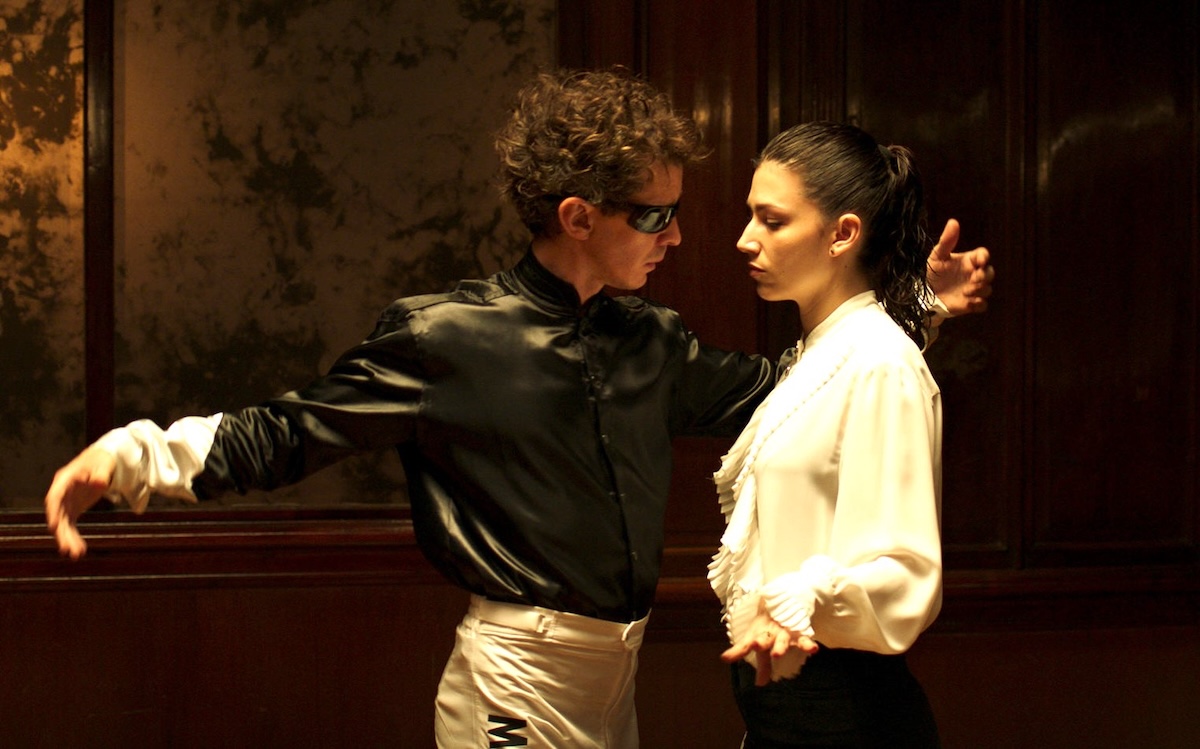 Biscayart and Corbero unleash the best dance number ever in a racing film. Photo courtesy of REI Pictures