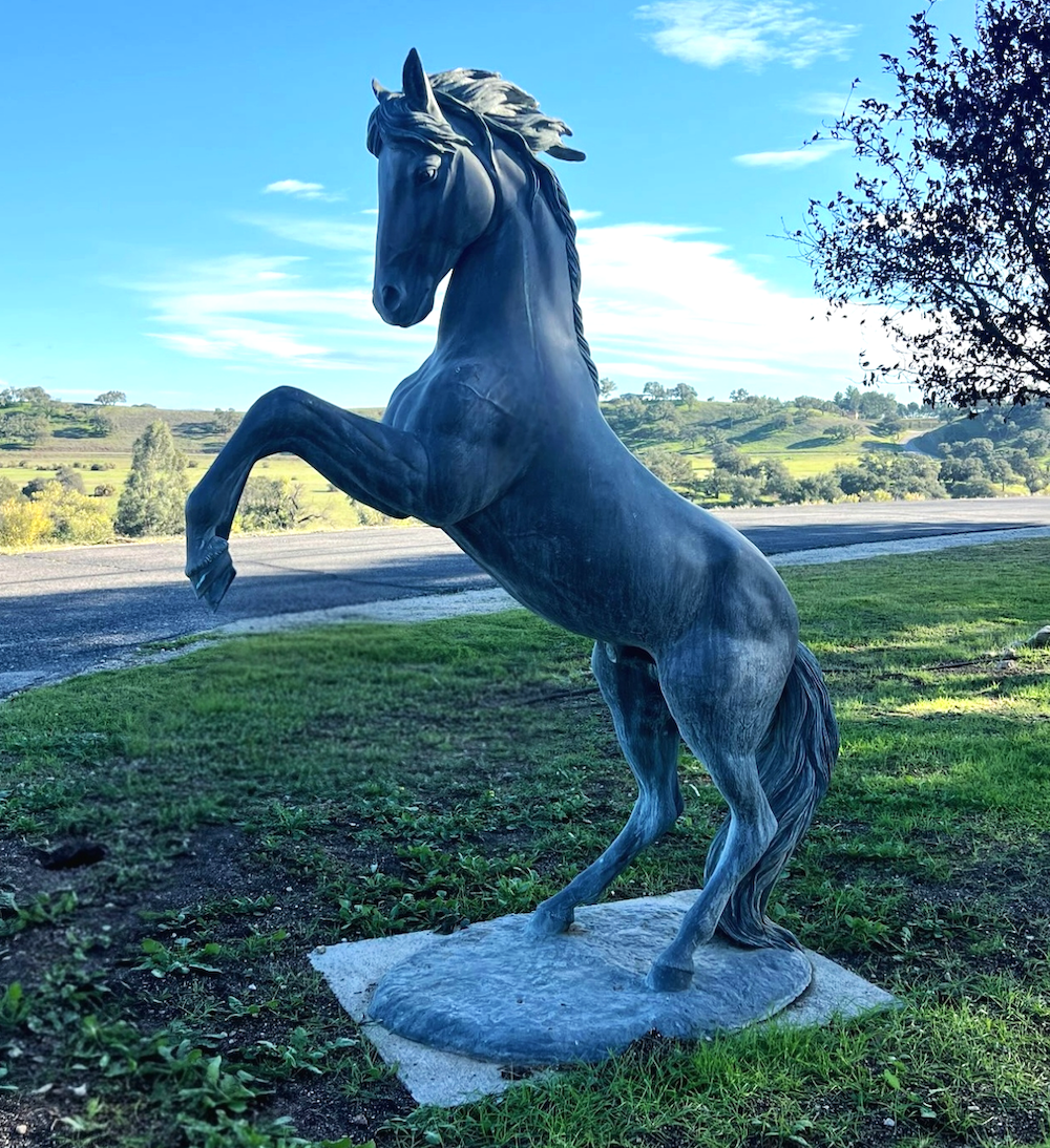 The Snow Chief gravesite and memorial at Eagle Oak Ranch in Paso Robles, Calif. Photo courtesy of Ashley Tullius