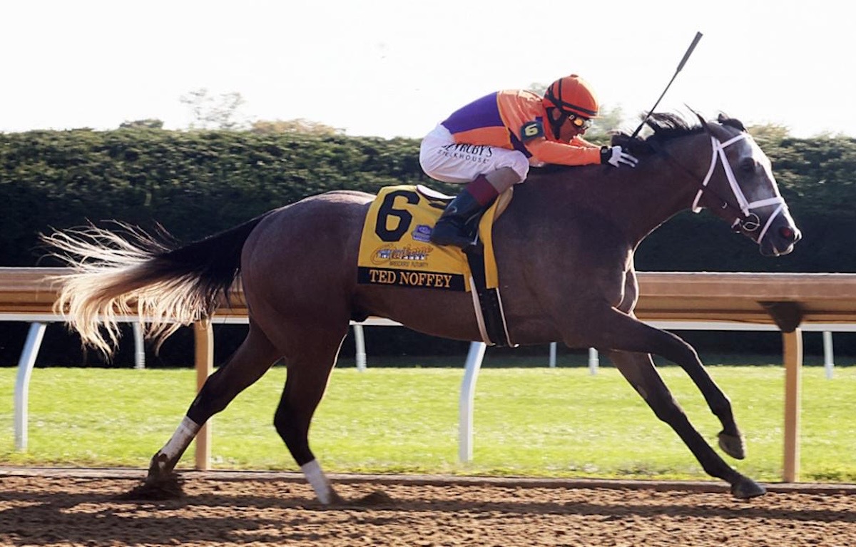 Ted Noffey: Three-time G1 winner set for winter in Florida. Photo: Keeneland