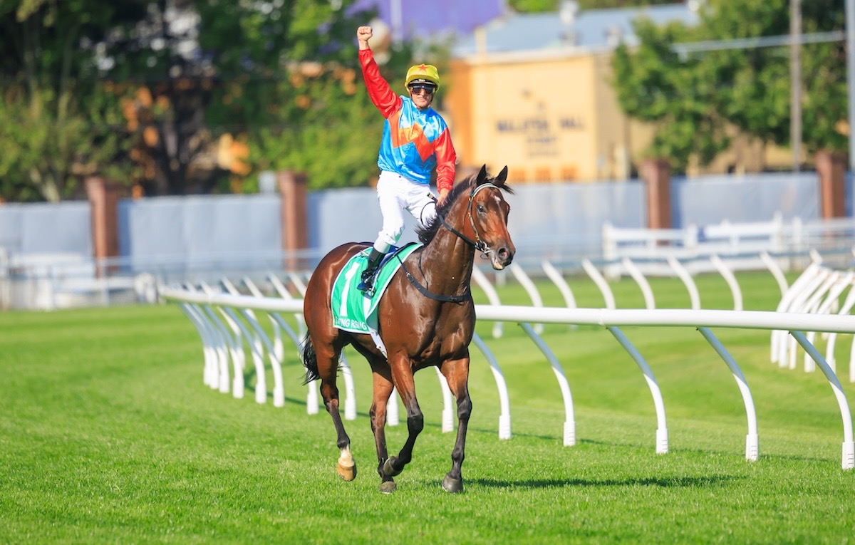Conquering the Everest: Ka Ying Rising and Zac Purton after Sydney triumph. Photo: Hong Kong Jockey Club