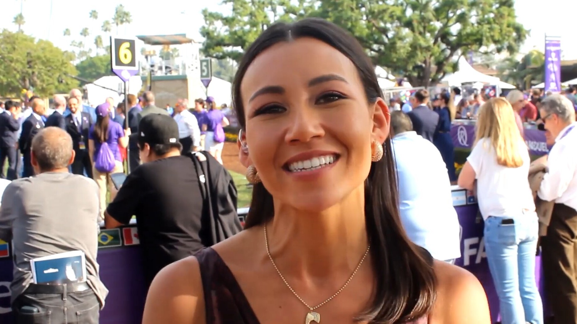 Andie Biancone, a FanDuel TV presenter whose work on the network has been praised. Photo: XB/Racing Breaks